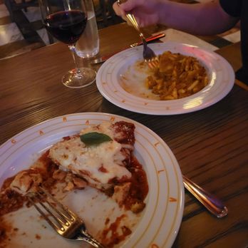 Caramella Italian Restaurant & Lounge - Stuffed Chicken Parmesan. Huge, luke warm, dry chicken, weak marinara. Bolognese was good, nothing memorable. - Italian Near Me - Las Vegas, Nevada