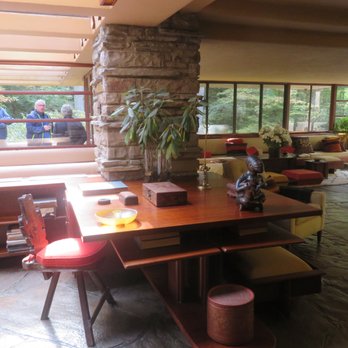 Fallingwater - The interior. - Landmarks & Historical Buildings Near Me - Mill Run, Pennsylvania