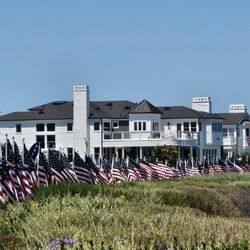 Castaways Park - Memorial Day Field of honor.