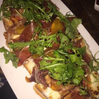 Haven Craft Kitchen + Bar - Peach and Speck flatbread - New American Near Me - Orange, California