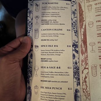 Ye's Apothecary - menu - Szechuan Near Me - New York, New York