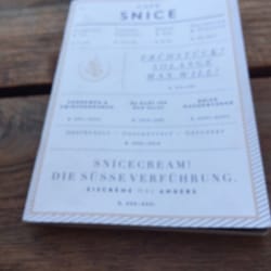 Café Snice - Speisekarte