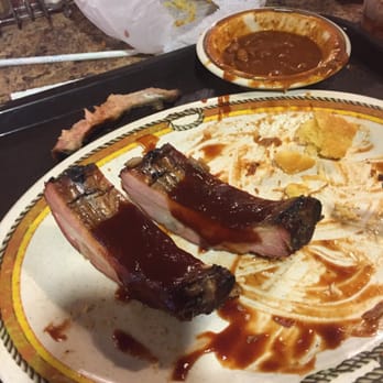 Hickory River Smokehouse - Springfield - Ribs... Very good. Smoky and sweet. We liked the mild sauce. - Smokehouse Near Me - Springfield, Illinois