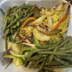 DC Charcoal Chicken - Grilled Whole Fish with garlic sauce