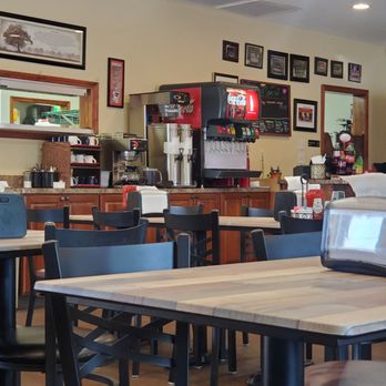 Goodfella's Pizza - Beverage station right next to the cashier station - Pizza Near Me - Henryville, Indiana Goodfella's Pizza - Beverage station right next to the cashier station - Pizza Near Me - Henryville, Indiana