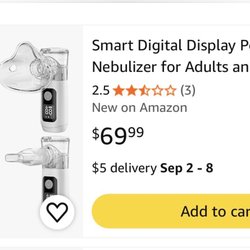 MoGo Urgent Care - Marina - The nebulizer I'm supposed to order on Amazon that won't be here until next week!!
