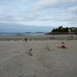 Pointe du Moulinet - Dinard. La plage de l'Ecluse