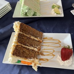 Carrot & Key Lime Cakes