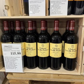 Costco Wholesale - Bordeaux wines - Wholesale Stores Near Me - Napa, California
