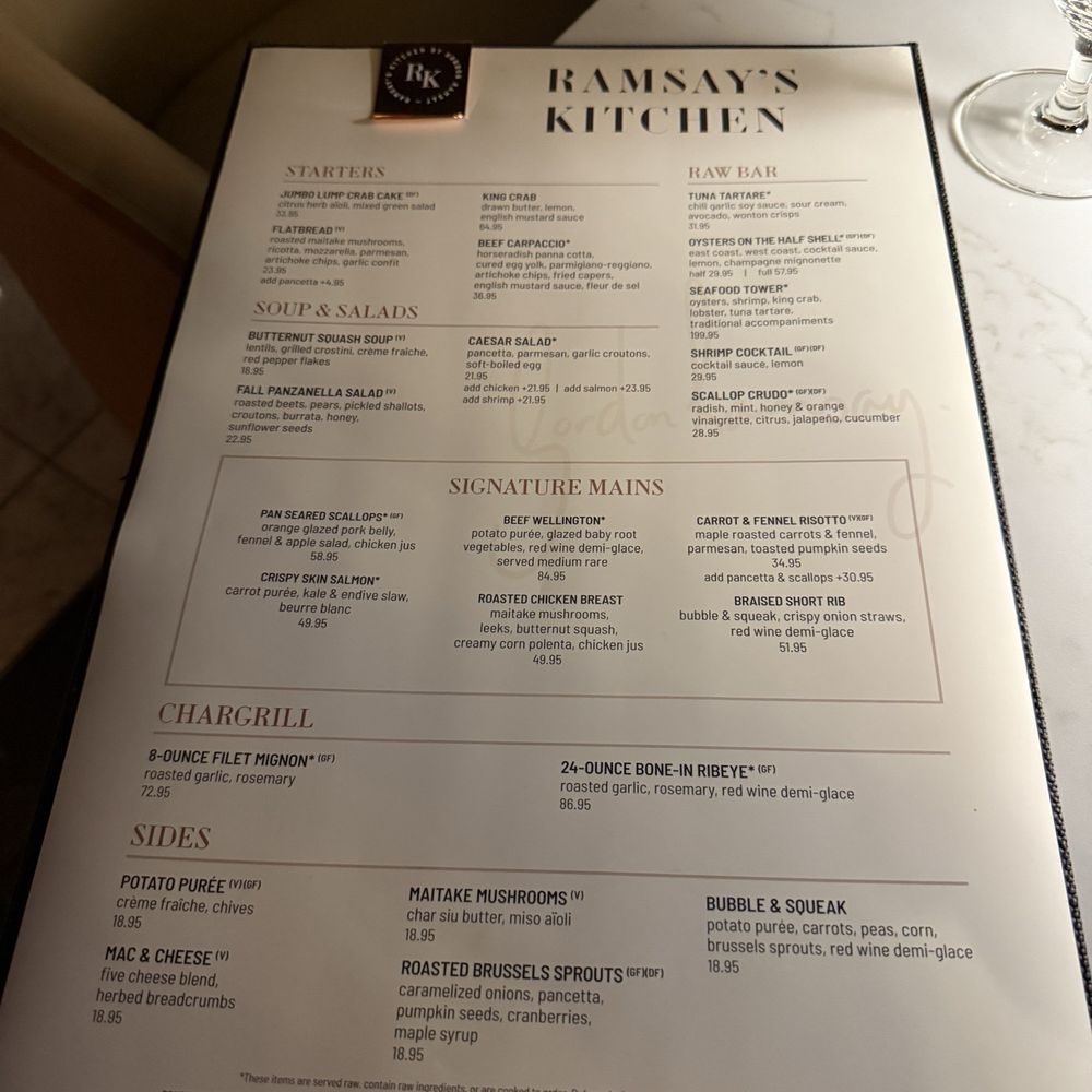Ramsay's Kitchen - New American Near Me - Las Vegas, Nevada