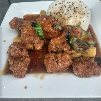 Yard House - Orange Chicken $17.95 - New American Near Me - Concord, California