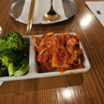 Rice Thief - Banchan- Broccoli and kimchi. Kimchi was nice - Korean Near Me - Long Island City, New York Rice Thief - Banchan- Broccoli and kimchi. Kimchi was nice - Korean Near Me - Long Island City, New York