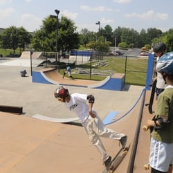 Columbia SportsPark - SkatePark - view from the half pipe.