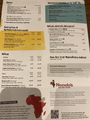 Menu photo 3 Nando's Peri-Peri Washington, DC, DC Menu photo 3 Nando's Peri-Peri Washington, DC, DC
