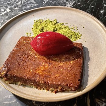Mürver Restaurant - Burnt Pistachio, "Antep" Pistachio, Cherry Ice Cream with Sweet Basil - Turkish Near Me - Istanbul, 34