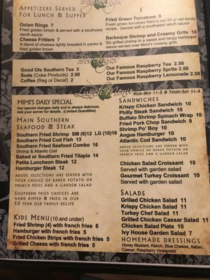 Menu photo 5 The Ivy House Restaurant Williston, FL Menu photo 5 The Ivy House Restaurant Williston, FL