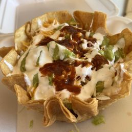 Taco Salad with carnitas