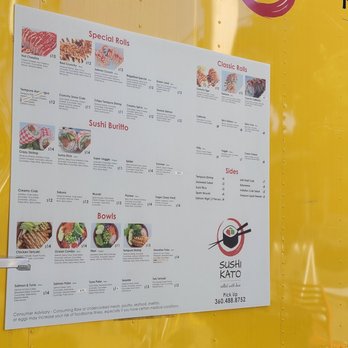 Sushi Kato - Menu - Food Trucks Near Me - Ridgefield, Washington Sushi Kato - Menu - Food Trucks Near Me - Ridgefield, Washington