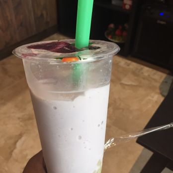 Mai's Teahouse - Taro coconut with pineapple jellies. New fave. - Coffee & Tea Near Me - Richmond, Texas