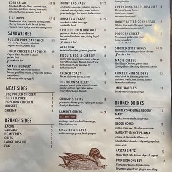Hunter’s Kitchen & Bar - Menu (1/2) as of 1/17/26 - Bars Near Me - Boston, Massachusetts Hunter’s Kitchen & Bar - Menu (1/2) as of 1/17/26 - Bars Near Me - Boston, Massachusetts