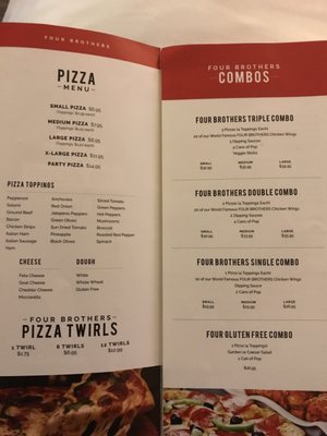Menu photo 2 Four Brothers Pizza Oakville, ON Menu photo 2 Four Brothers Pizza Oakville, ON