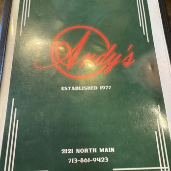 Andy's Home Cafe - Tex-Mex Near Me - Houston, Texas