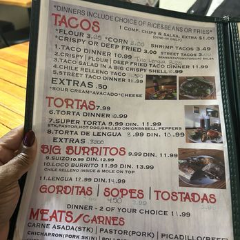 Los Cantaritos - Menu - Mexican Near Me - Chicago, Illinois
