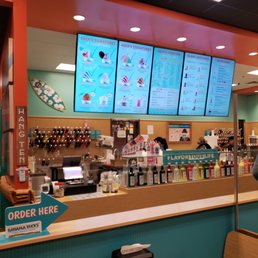 kitchen and menu board