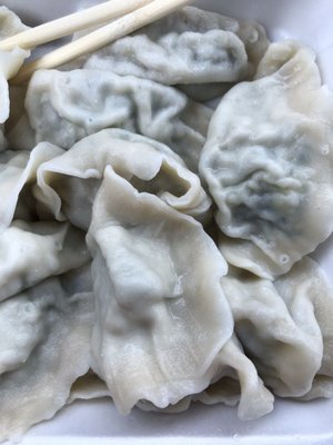 Photo of Qing Dao Bread Food 青島饅頭 - Monterey Park, CA, US. Vegetarian dumplings dinner :)