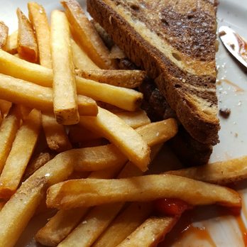 The Globe Pub - Note: This is half the patty melt. I already ate the other half before the photo was taken. - Sports Bars Near Me - Chicago, Illinois The Globe Pub - Note: This is half the patty melt. I already ate the other half before the photo was taken. - Sports Bars Near Me - Chicago, Illinois