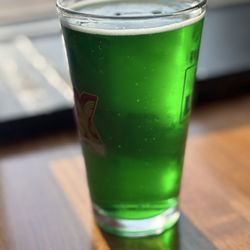 St Patrick's Day green beer