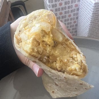 Nevada Taco Grill - "bacon" burrito. loveeee that i paid for bacon, you cheap asses lol - Tacos Near Me - Sparks, Nevada