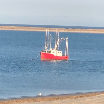 Chatham Bars Inn - Nice view from my front steps of boat anchored just at sea. - Hotels Near Me - Chatham, Massachusetts