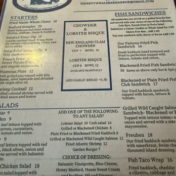 Thirsty Whale - Menu - American Near Me - Bar Harbor, Maine