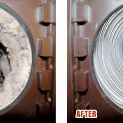 Chimcare - Dryer Vent Cleaning, Before and After