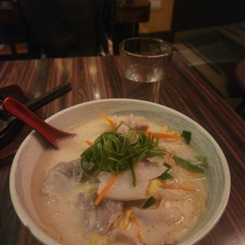 Lucky Cat - Negasaki champion (milk based pork broth ramen with pork belly, shrimp, carrots, scallions, Napa cabbage, and heavy milk) - Ramen Near Me - New York, New York Lucky Cat - Negasaki champion (milk based pork broth ramen with pork belly, shrimp, carrots, scallions, Napa cabbage, and heavy milk) - Ramen Near Me - New York, New York