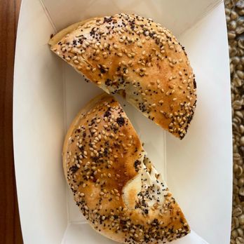 22 Bliss Cafe - Everything Bagel with Cream Cheese - Coffee & Tea Near Me - Plantation, Florida