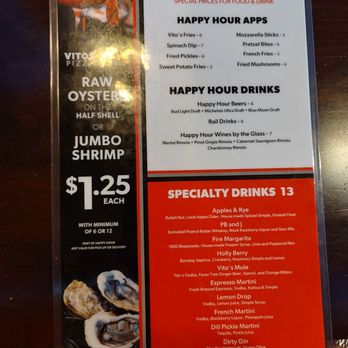 Vito's Pizza Bar & Grill - Italian Near Me - Amherst, Virginia Vito's Pizza Bar & Grill - Italian Near Me - Amherst, Virginia