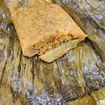 La Tamalería - Inside the Banana Leaf Pork Ribs Tamale ($4.99). I highly recommend it! 7/9/2024 - Mexican Near Me - Costa Mesa, California La Tamalería - Inside the Banana Leaf Pork Ribs Tamale ($4.99). I highly recommend it! 7/9/2024 - Mexican Near Me - Costa Mesa, California