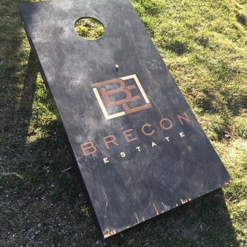 Brecon Estate  - Corn hole to kill time - Wine Tasting Room Near Me - Paso Robles, California
