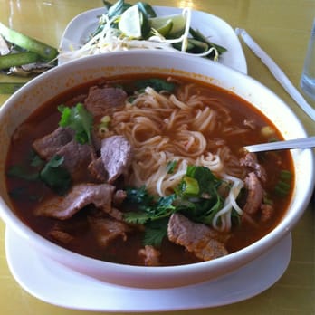 Thai Select - It's Tom yum soup but looks very close to pho - Thai Near Me - Fort Worth, Texas