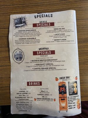 Menu photo 1 Jack & Benny's Columbus, OH