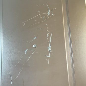 Junk movers - Door completely scuffed - Junk Removal & Hauling Near Me