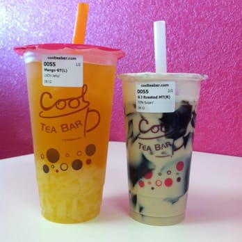 Cool Tea Bar - That's a large and regular for size comparison. - Bubble Tea Near Me - Sacramento, California Cool Tea Bar - That's a large and regular for size comparison. - Bubble Tea Near Me - Sacramento, California