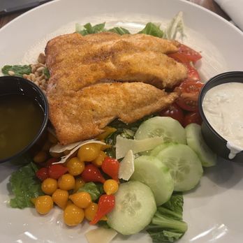 Elia Mediterranean Grille - Salmon salad - Sports Bars Near Me - Warrendale, Pennsylvania Elia Mediterranean Grille - Salmon salad - Sports Bars Near Me - Warrendale, Pennsylvania