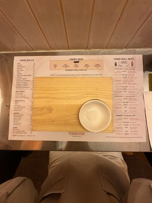 Menu photo 6 Temakase Hand Roll Bar - 28th St New York, NY Menu photo 6 Temakase Hand Roll Bar - 28th St New York, NY