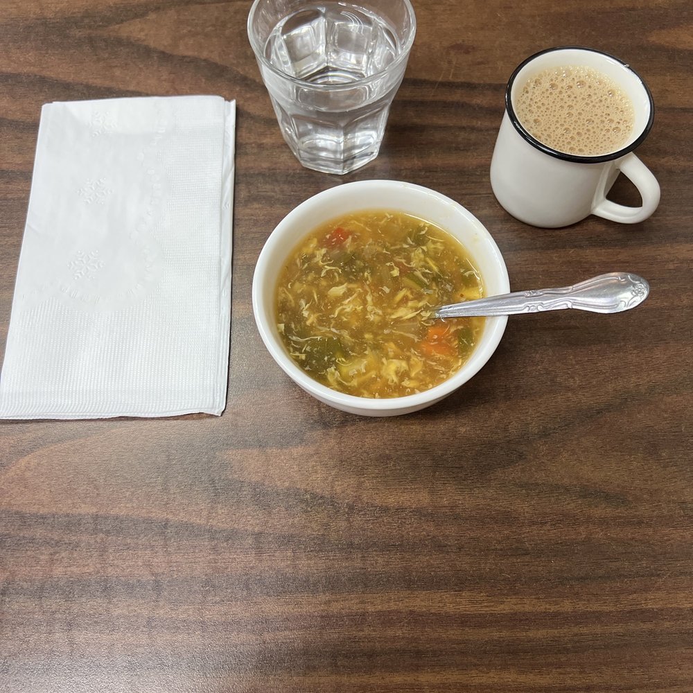 Vegan N’ Chicken 1 - Warmed Chicken hot and sour soup, warm milk tea, water and clean napkin - Pakistani Near Me - Berkeley, California Vegan N’ Chicken 1 - Warmed Chicken hot and sour soup, warm milk tea, water and clean napkin - Pakistani Near Me - Berkeley, California