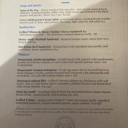 October 2025 menu October 2025 menu