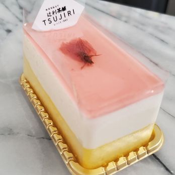 TSUJIRI - yuzu mousse cake. - Japanese Near Me - Edmonton, Alberta TSUJIRI - yuzu mousse cake. - Japanese Near Me - Edmonton, Alberta