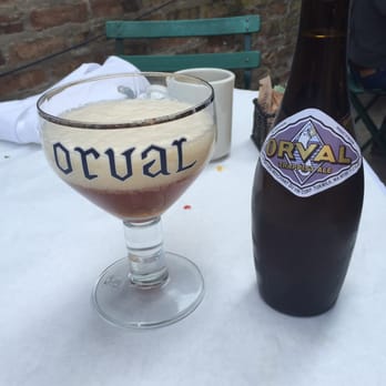 Bistro Campagne - Orval Belgium beer, floral taste very different - French Near Me - Chicago, Illinois Bistro Campagne - Orval Belgium beer, floral taste very different - French Near Me - Chicago, Illinois